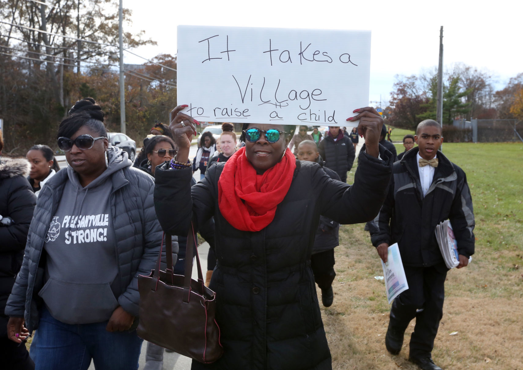 Pleasantville peace march